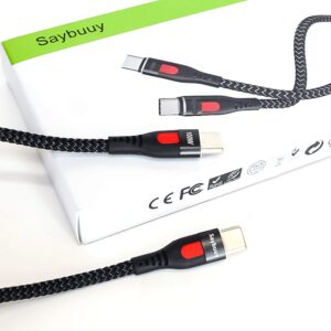 کابل شارژ دوسر تایپ سی مدل Saybuuy K3-PD با گارانتی