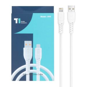 کابل شارژ T1 مدل D43 با گارانتی